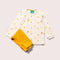 Cream Waffle Stars Organic T-Shirt & Jogger Playset