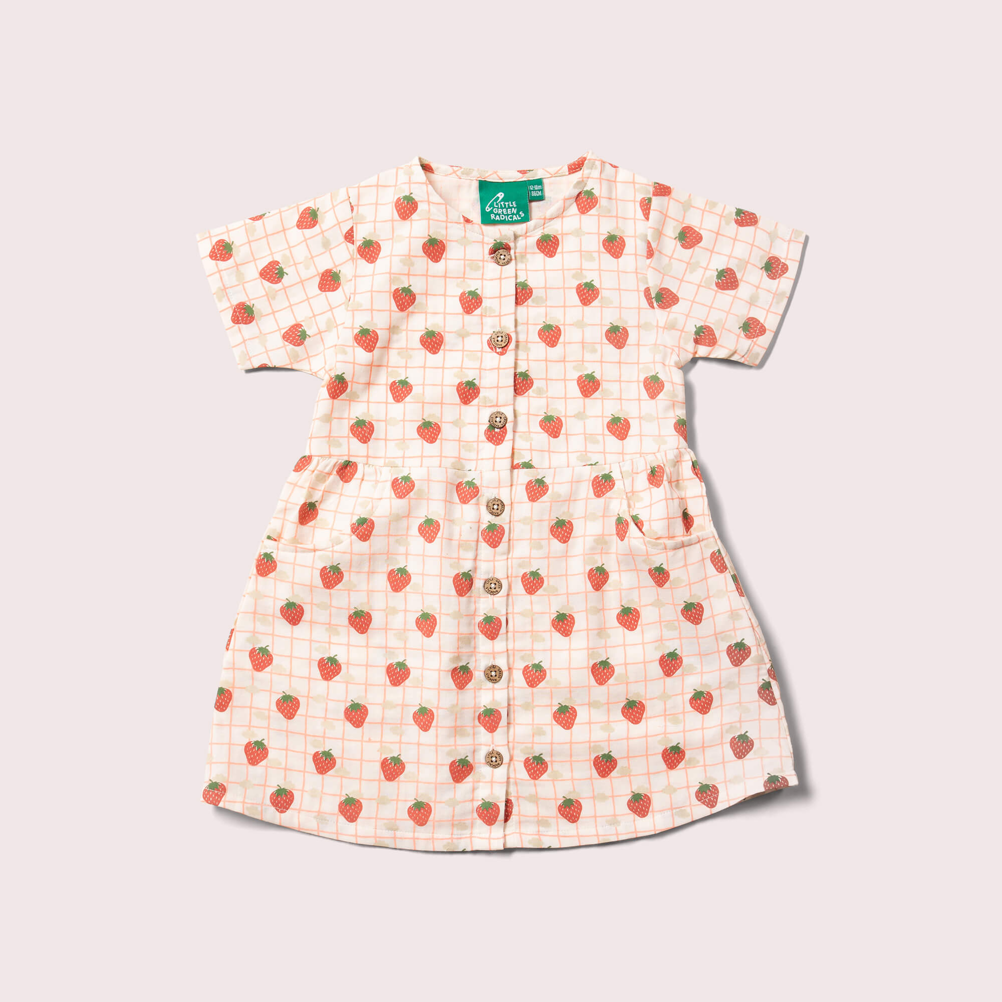 little green radicals dress Little Bird Pinafore Button Dress by Little Green Radicals