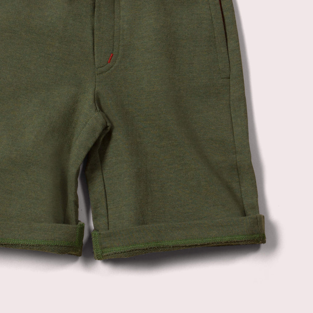 Little-Green-Radicals-Green-Jogger-Shorts-Closeup-View