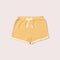 Soft Gold Striped Run Around Shorts