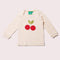 Cherries Applique Long Sleeve T-Shirt