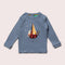 Stormy Seas Chest Applique Long Sleeve T-Shirt