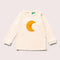 Over The Moon Chest Applique Long Sleeve T-Shirt