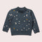 From One To Another Golden Stars Knitted Jumper