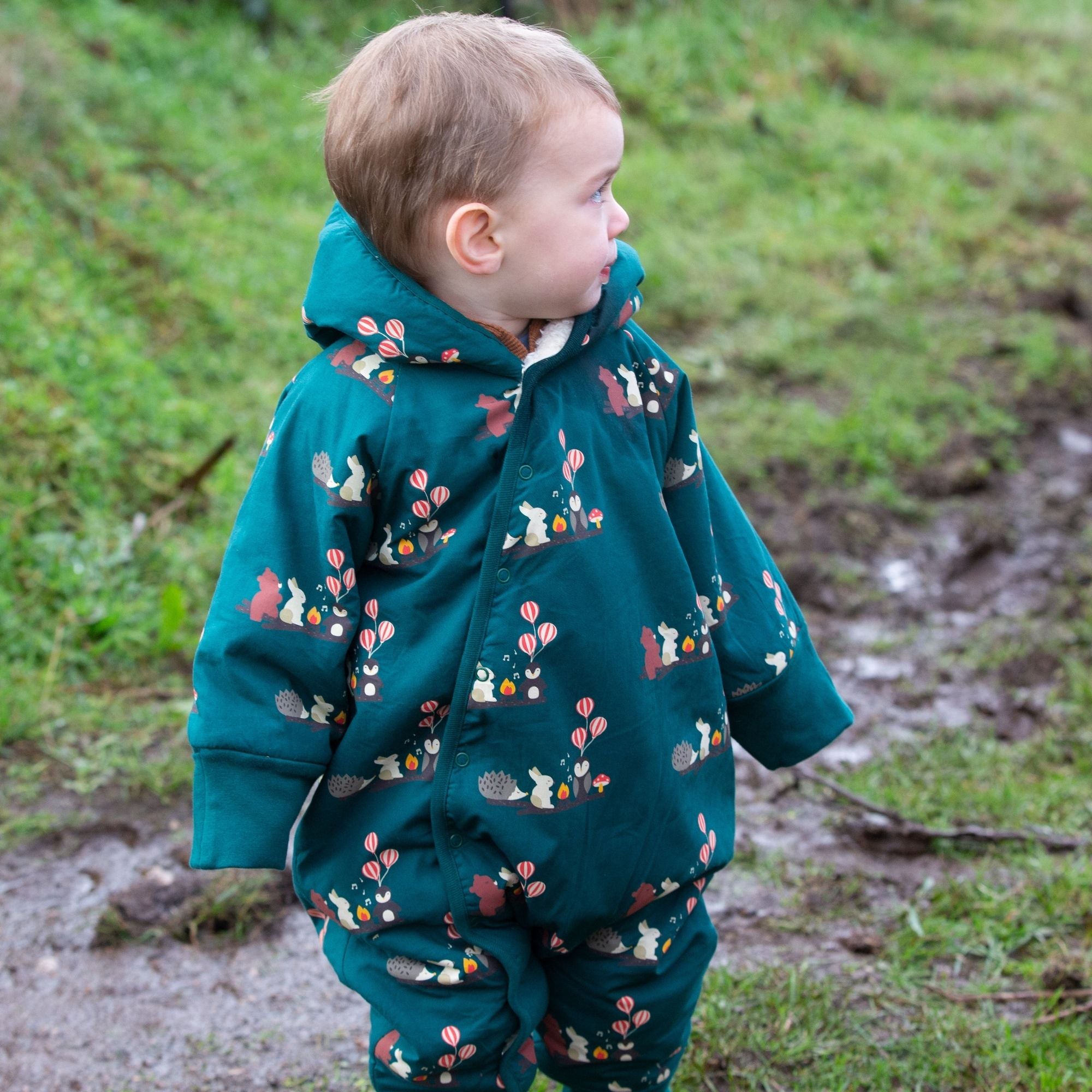 Around The Campfire Sherpa Lined Snowsuit – Little Green Radicals