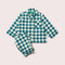 Blue Check Classic Button Up Pyjamas