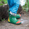 Colour Block Ankle Wellington Fair Rubber Natural Waterproof Boots