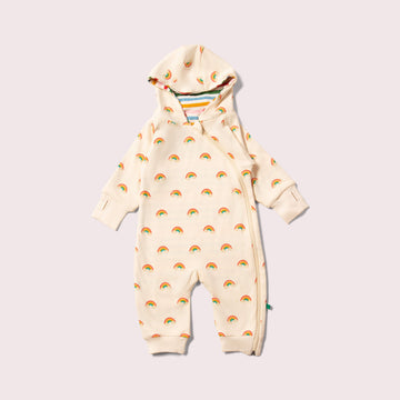 Cream Rainbows Reversible Hooded Snug As A Bug Suit