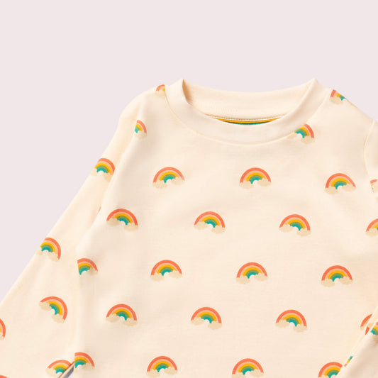 Cream Rainbows Organic Pyjamas