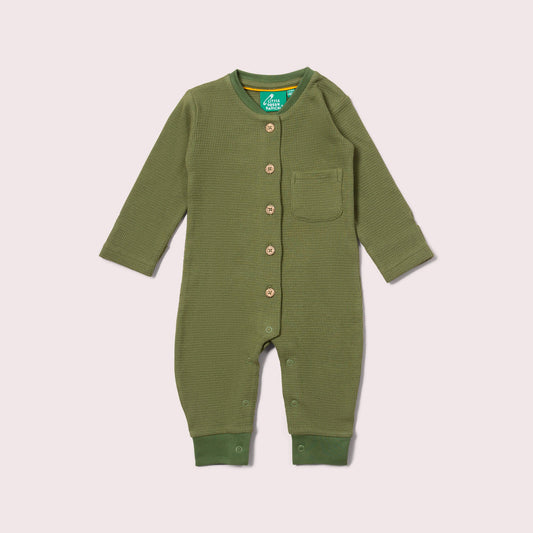 Chive Organic Waffle Playsuit
