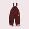 Chocolate Lined Corduroy Dungarees