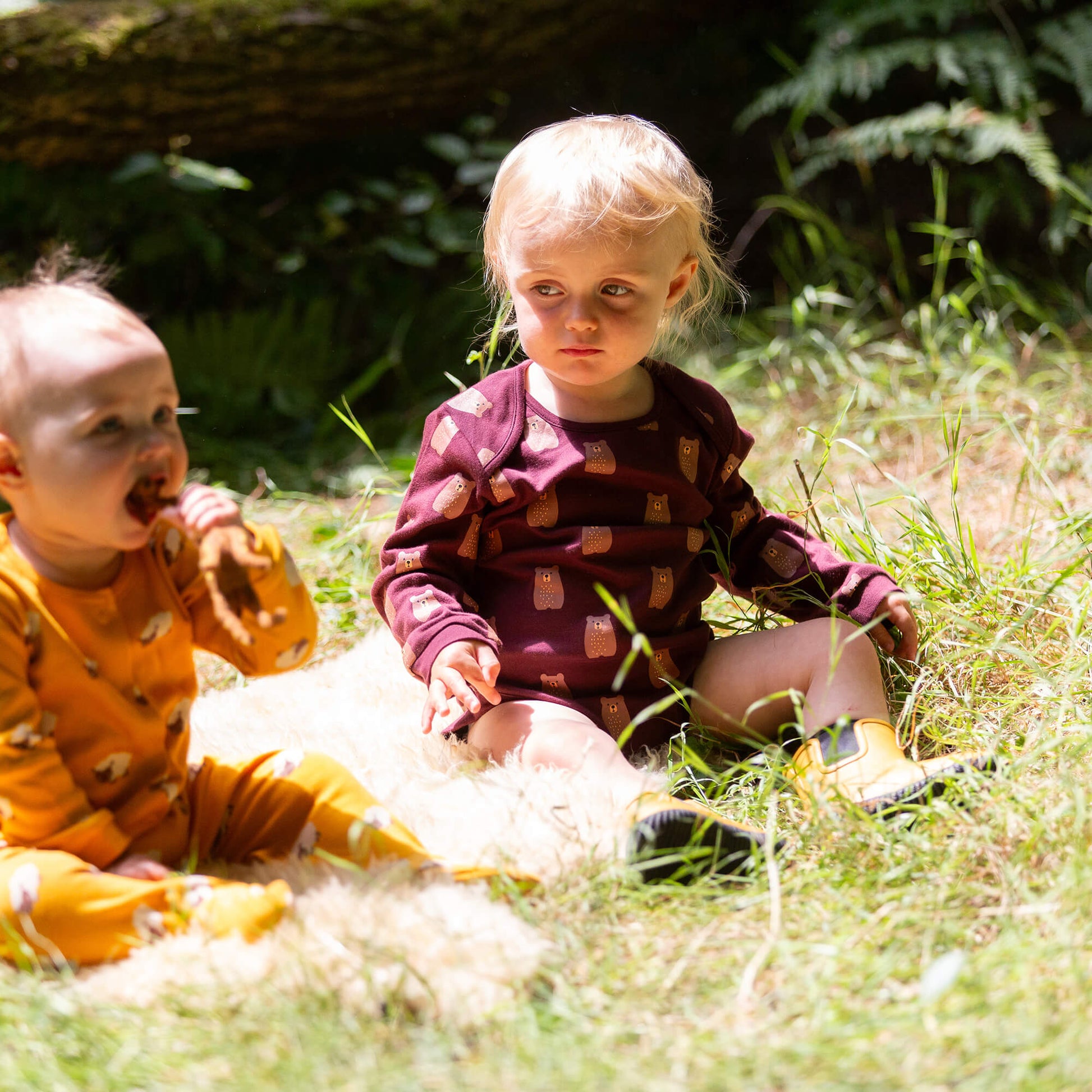 Brown Bears Baby Bodysuit 2 Pack Brown / 18-24m