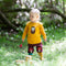 Brown Owl Applique Long Sleeve T-Shirt Gold / 4-5y