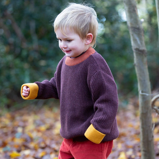 Chocolate Snuggly Knitted Jumper