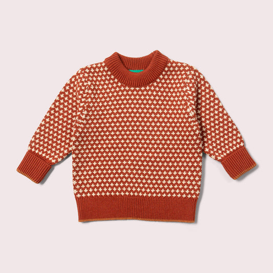 Ginger Diamonds Cosy Knitted Jumper