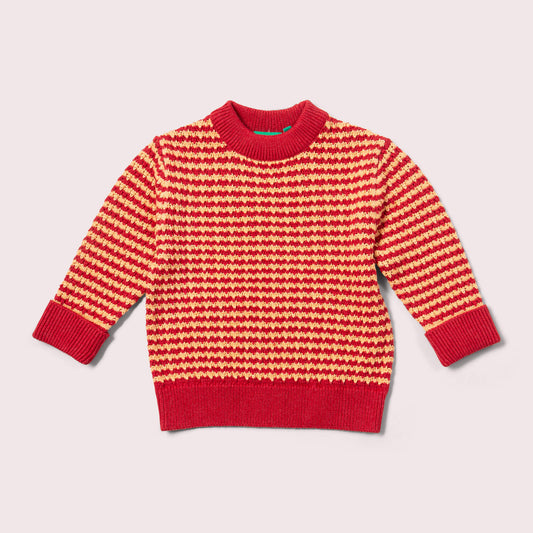 Juniper Striped Snuggly Knitted Jumper