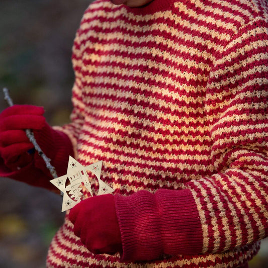 Juniper Striped Snuggly Knitted Jumper