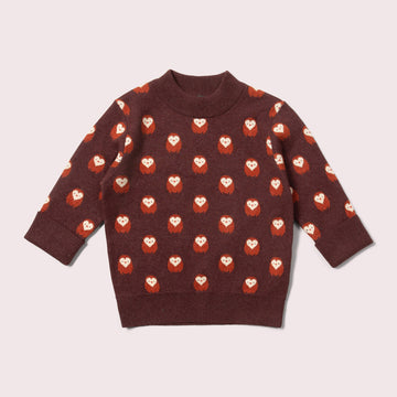 Brown Owl Knitted Jumper