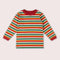 Autumn Rainbow Striped Long Sleeve T-Shirt