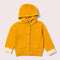 Gold Hooded Snuggly Knitted Cardigan