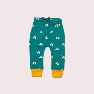 Turquoise Rainbows Comfy Joggers