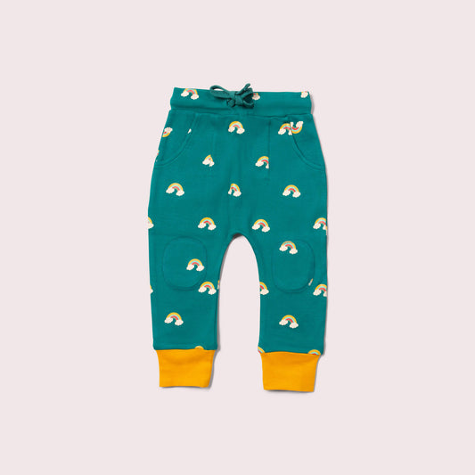 Turquoise Rainbows Comfy Joggers
