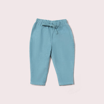 Pale Blue Corduroy Comfy Trousers
