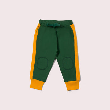 Olive Knee Patch Cosy Joggers