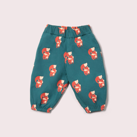 Red Foxes Parachute Joggers