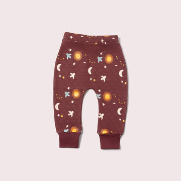 Flying Birds Quilted Joggers