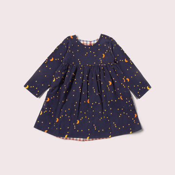 Dark Night Reversible Pocket Dress