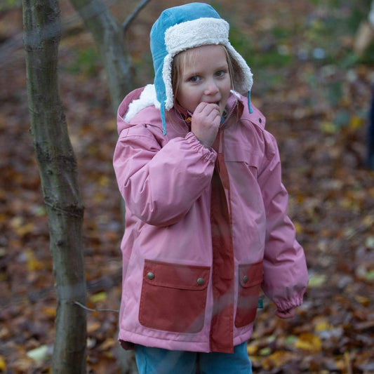 Pale Blue Sherpa Fleece Cosy Hat