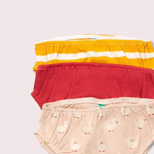Puddle Ducks Organic Underwear 3 Pack