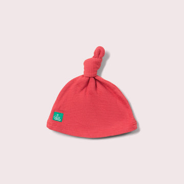 Holly Berry Waffle Tie Hat