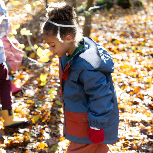 Moonlight Blue Recycled Waterproof Winter Coat