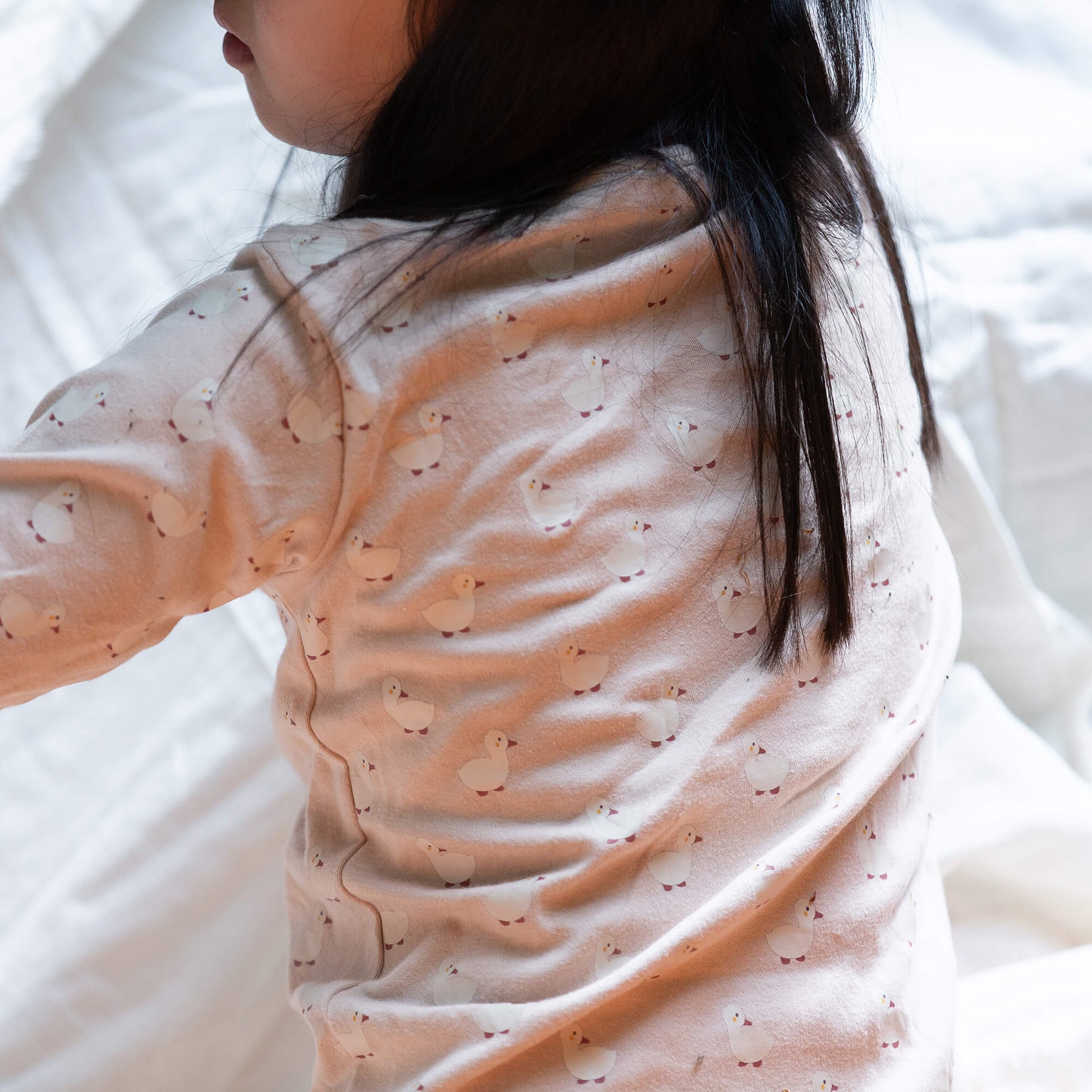 Puddle Ducks Organic Pyjamas Oatmeal / 8-9y