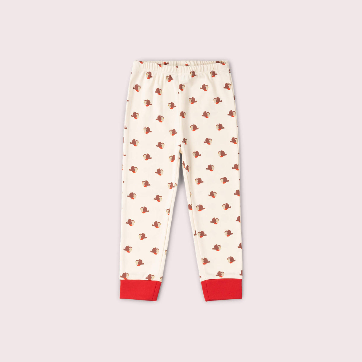 Little Robin Organic Pyjamas Cream / 8-9y