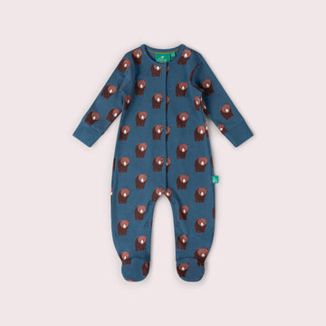 Blue Bears Organic Babygrow