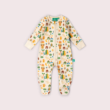 Toy Box Organic Zip Babygrow