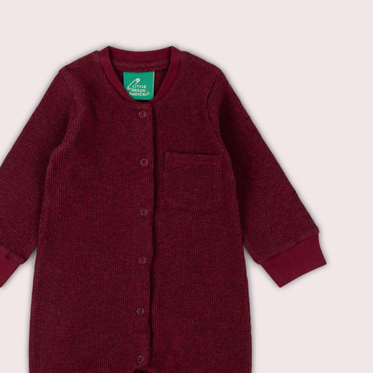 Rhubarb Organic Waffle Playsuit