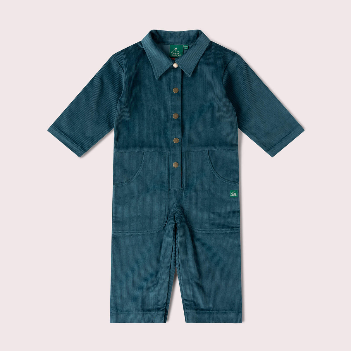 Calm Sea Cord Jumpsuit Blue / 6-7y