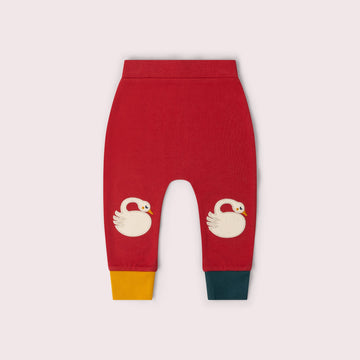 Sleeping Swans Knee Patch Joggers