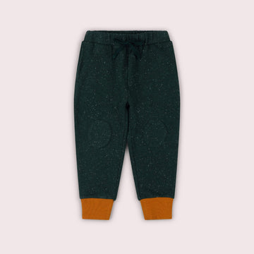 Forest Green Knee Patch Cosy Joggers