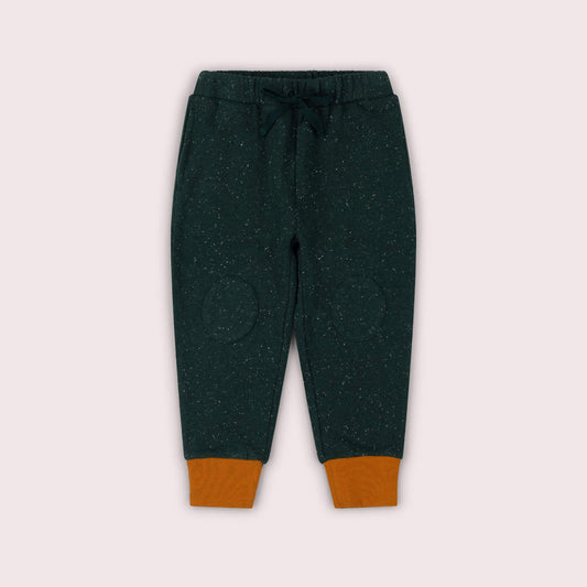 Forest Green Knee Patch Cosy Joggers