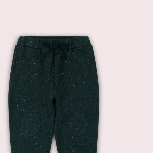 Forest Green Knee Patch Cosy Joggers