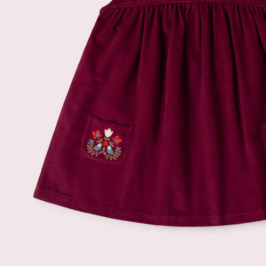 Berry Corduroy Swing Dress Purple / 7-8y