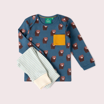 Blue Bears Organic T-Shirt & Jogger Playset