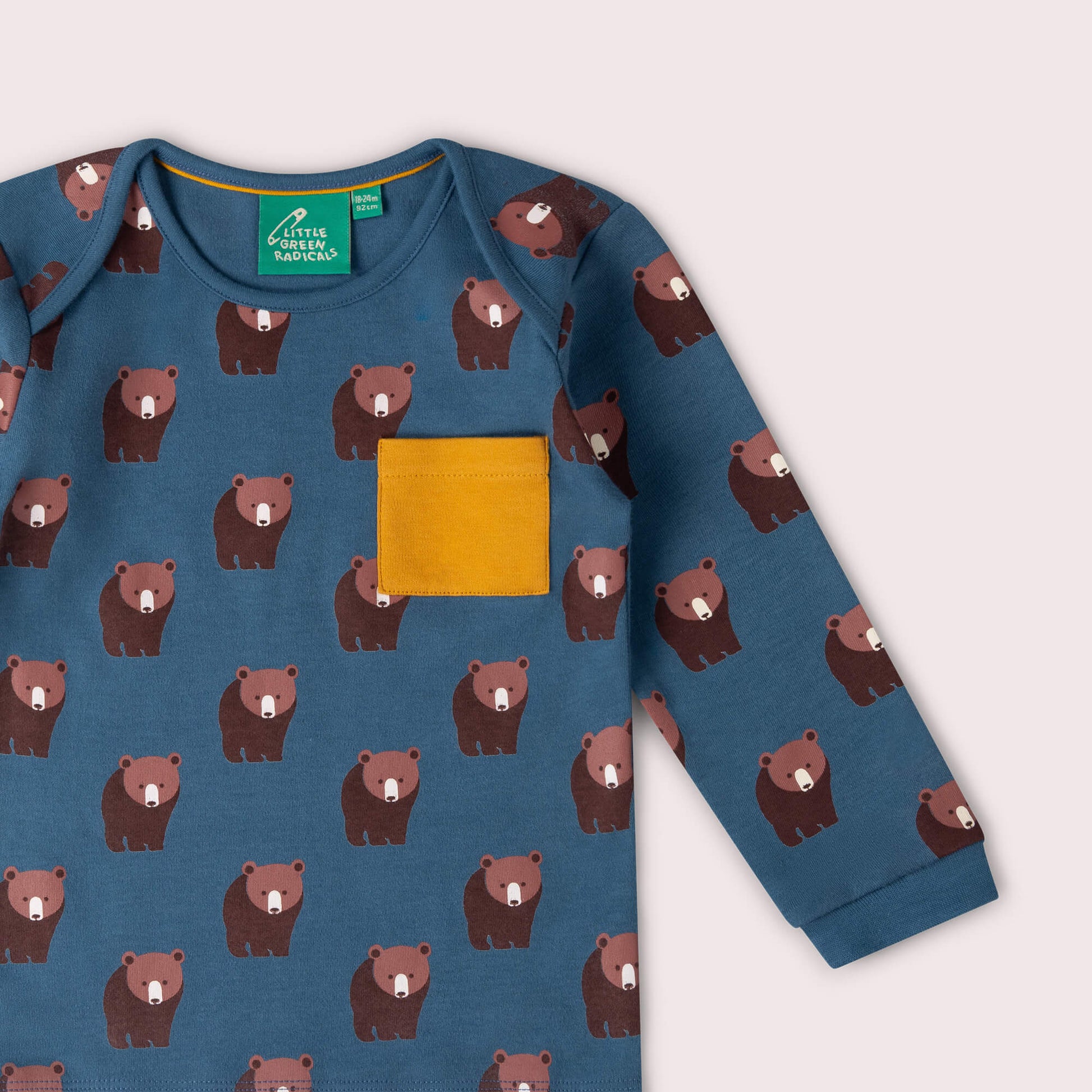 Blue Bears Organic T-Shirt & Jogger Playset Blue / 4-5y