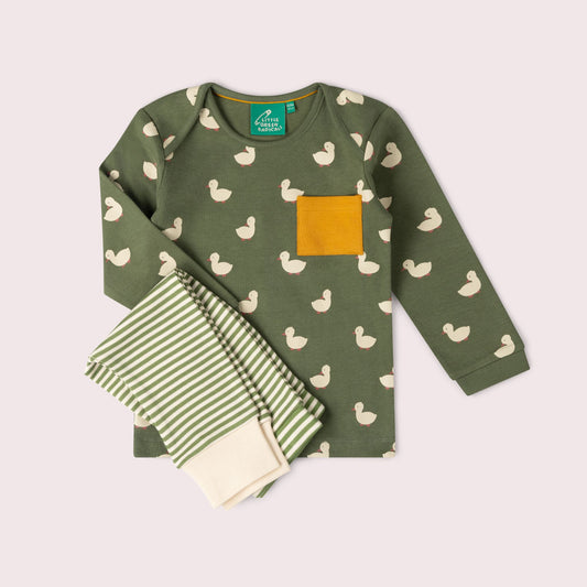 Olive Ducks Organic T-Shirt & Jogger Playset