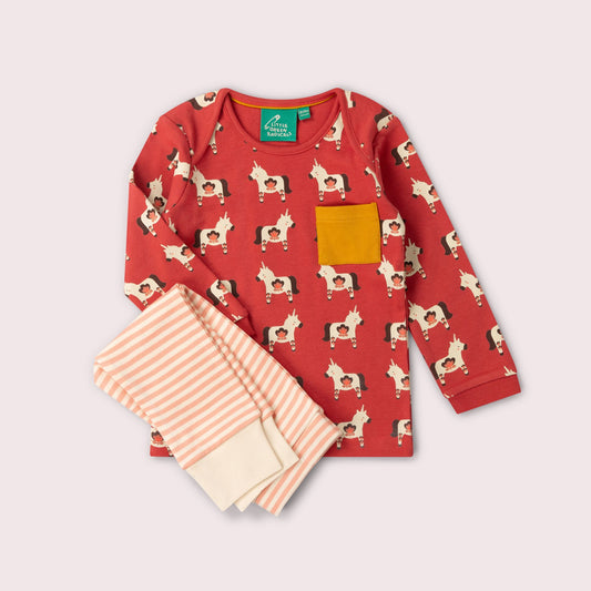 Little Unicorns Organic T-Shirt & Jogger Playset